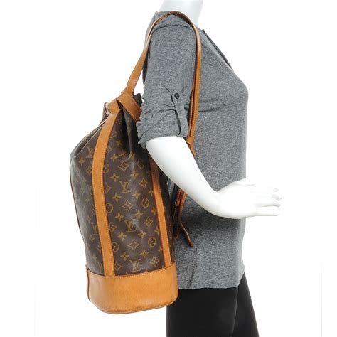 LOUIS VUITTON Monogram Randonnee GM Backpack.